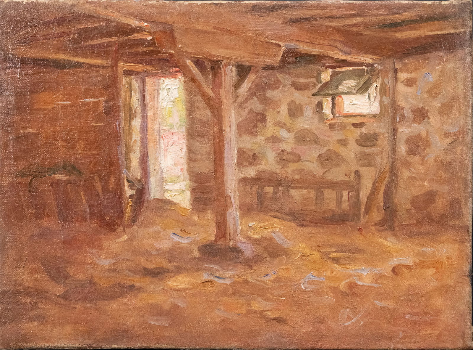 Charles Franklin Chamberlain ( MA 1871 ? 1947) Impressionist Oil (1 of 6)