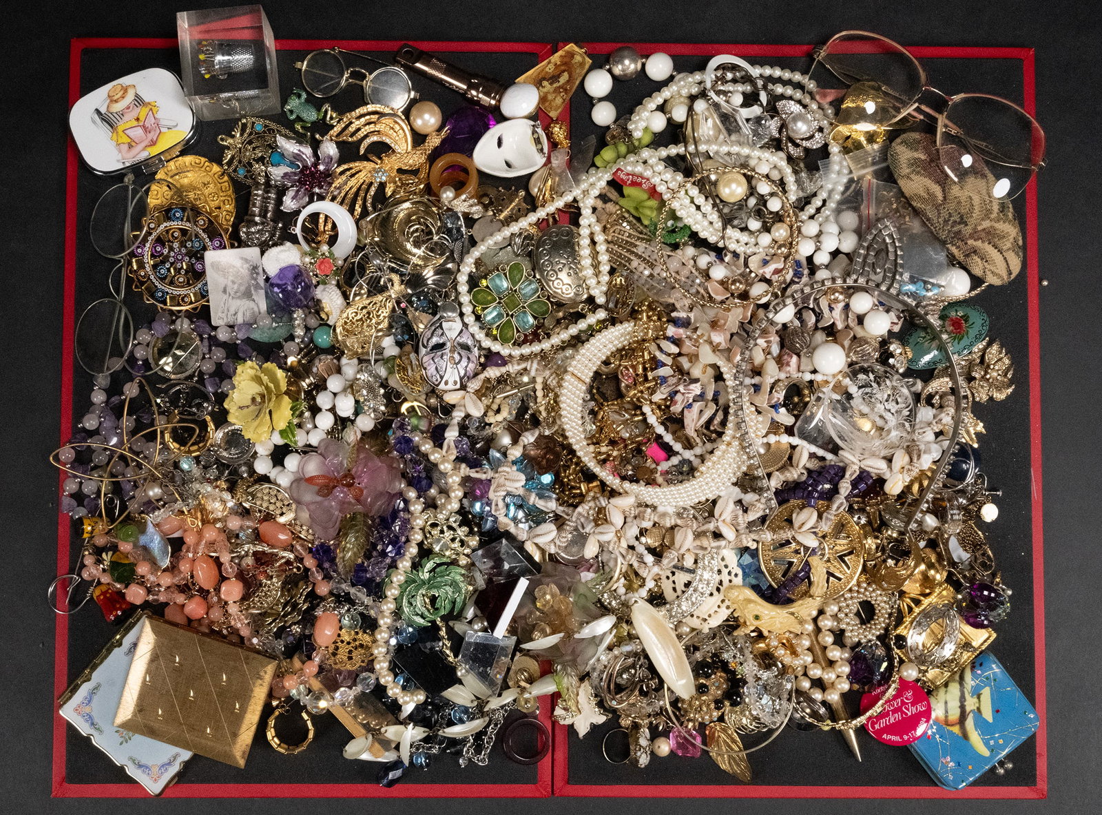 Large Unsearched Costume Jewelry Lot (1 of 5)