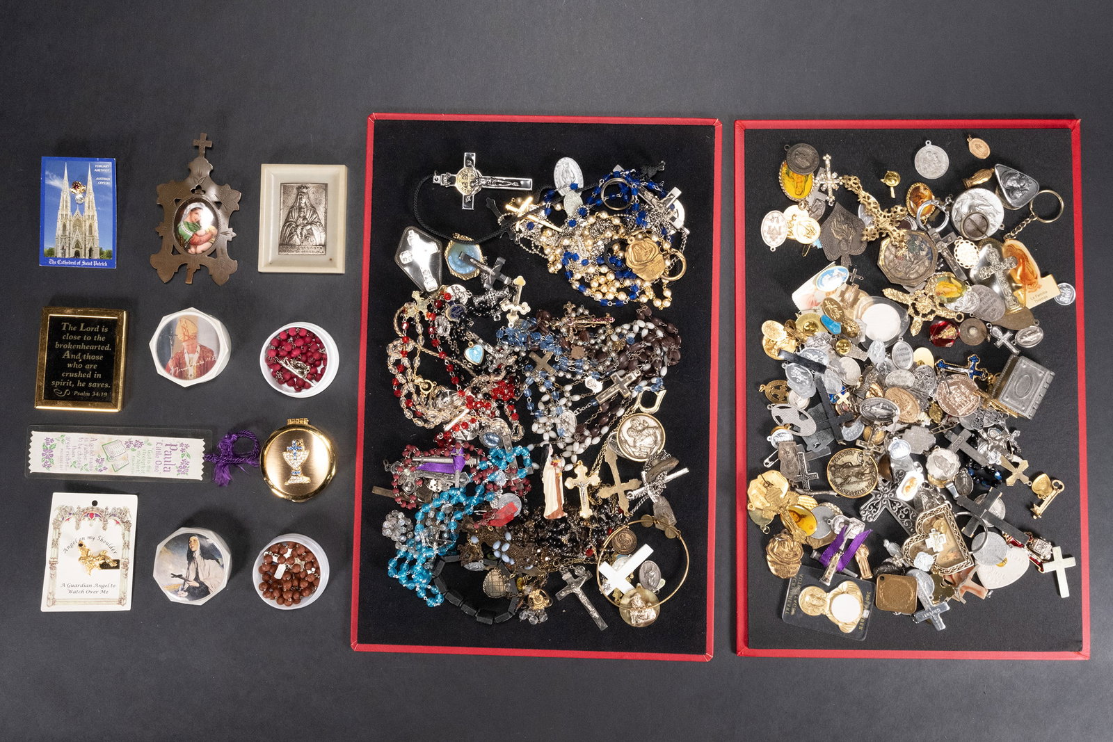 Large Assorted Vintage Religious Jewelry Lot (1 of 4)