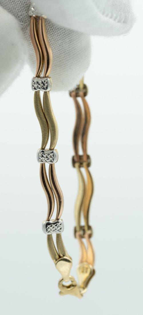 Gold Tri Tone Bracelet (1 of 5)