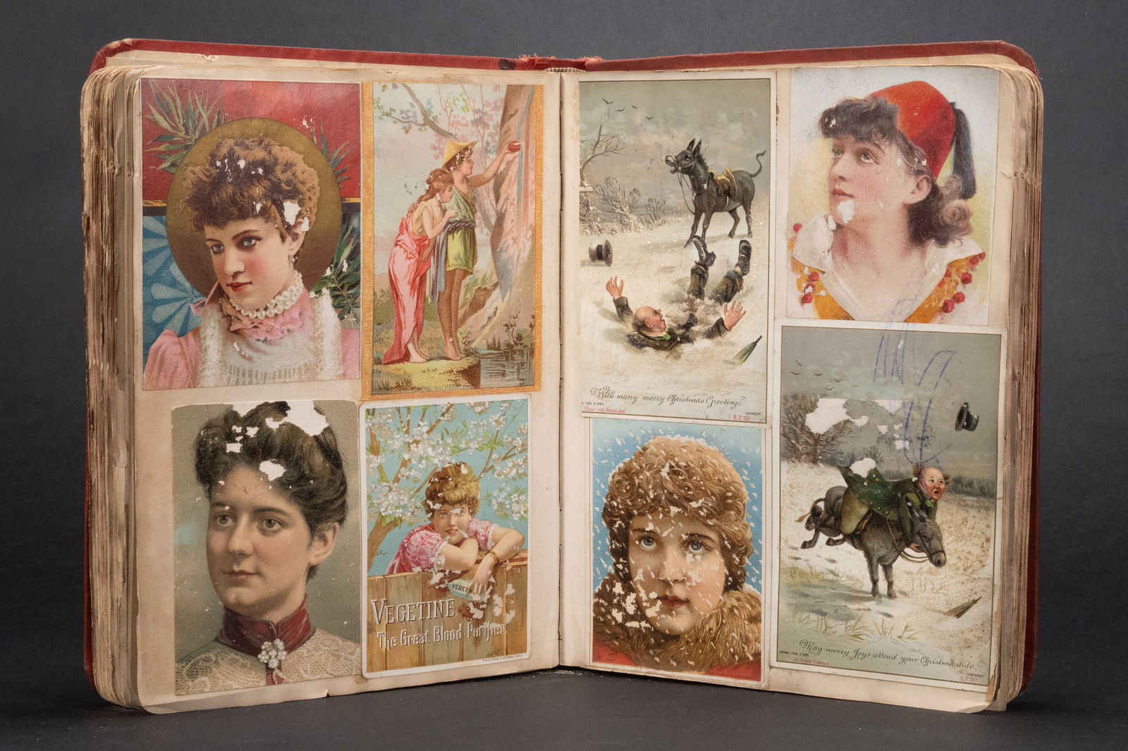 Large Victorian Trade Card  Postcard Collection (1 of 7)