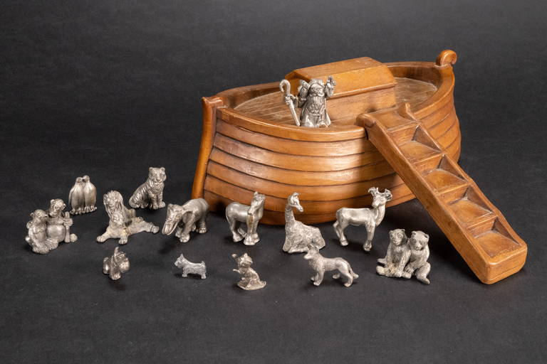 Noahs Ark Hudson Pewter Set