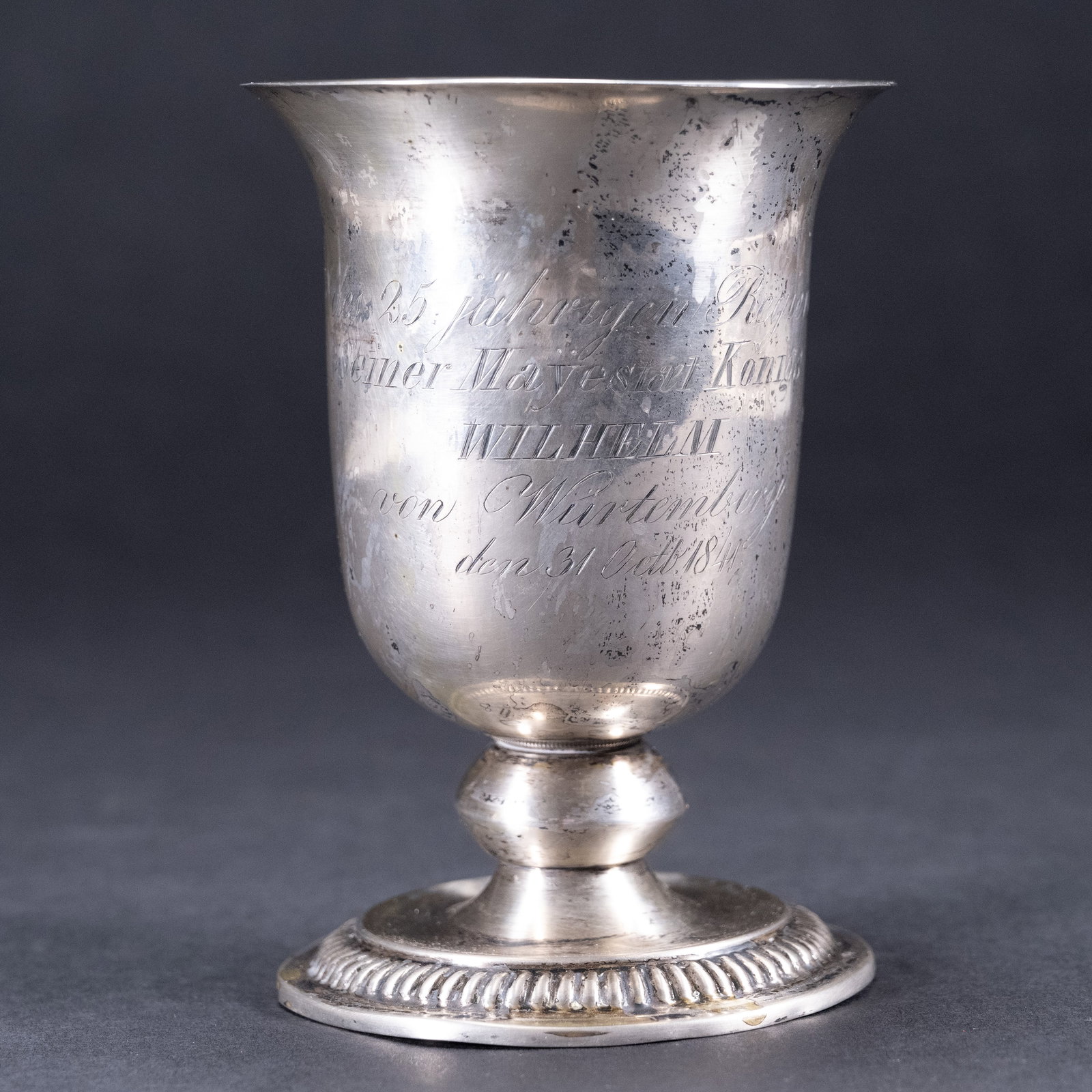Silver Beaker for King of Württemberg Friedrich Wilhelm 1841 (1 of 5)
