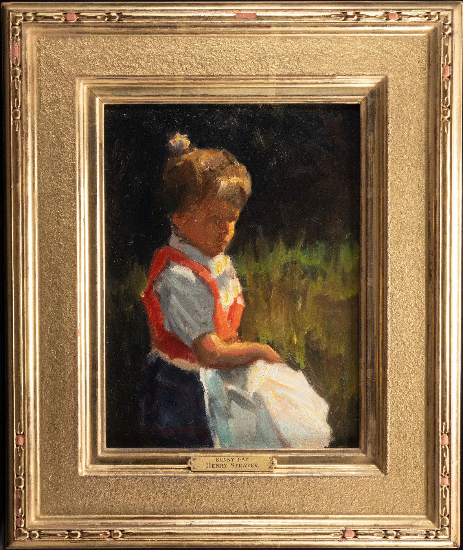 Henry Strater ( America 1896-1987) Sunny Day Oil (1 of 7)