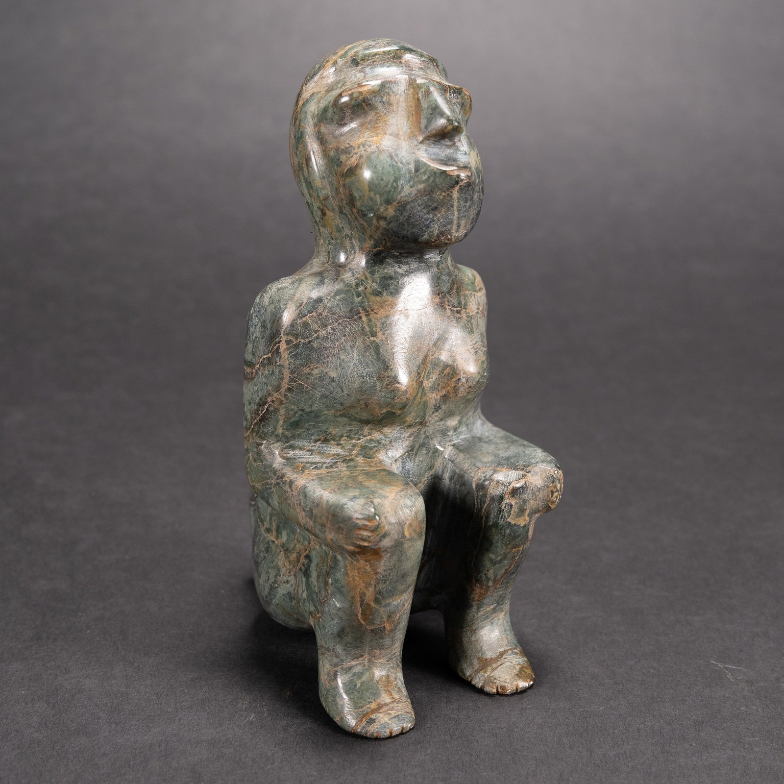 Chinese Precolumbian Jade Statue (1 of 5)