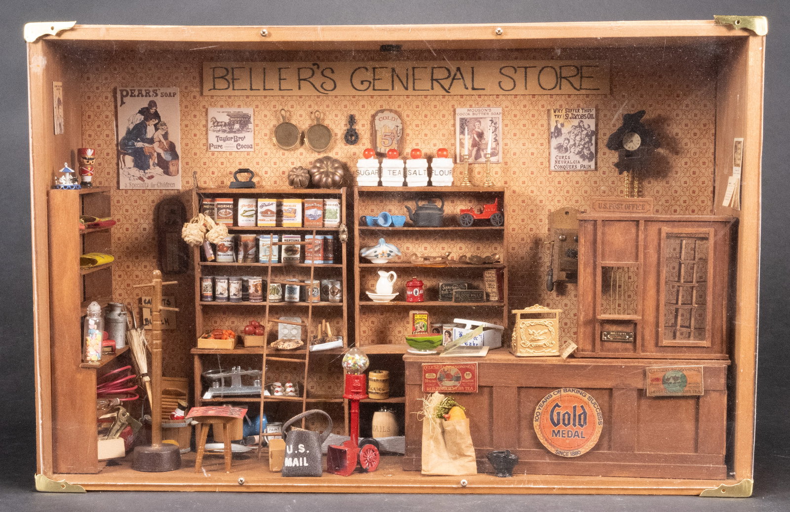 American Beller's General Store Diorama Window Display Shadow Box (1 of 4)
