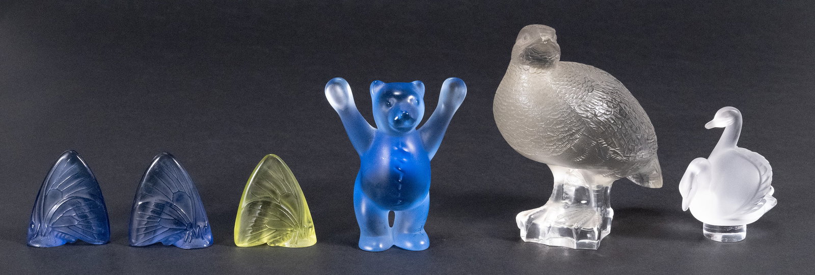 Lalique Sevres Art Glass Figurine Collection Group Lot (1 of 11)