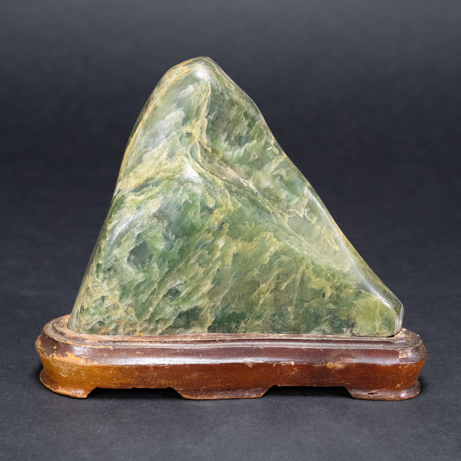Chinese Jade Scholar Boulder Sculpture (1 of 4)