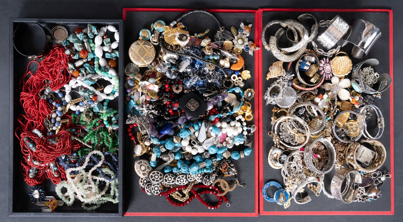 Large Unsearched Costume Jewelry Collection Group Lot (1 of 4)