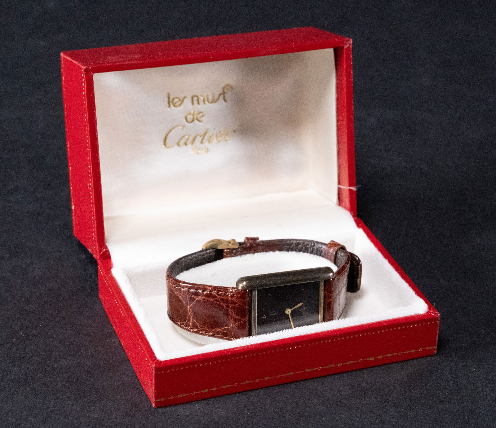 Cartier Argent Paris "Must De" Tank Wristwatch (1 of 5)