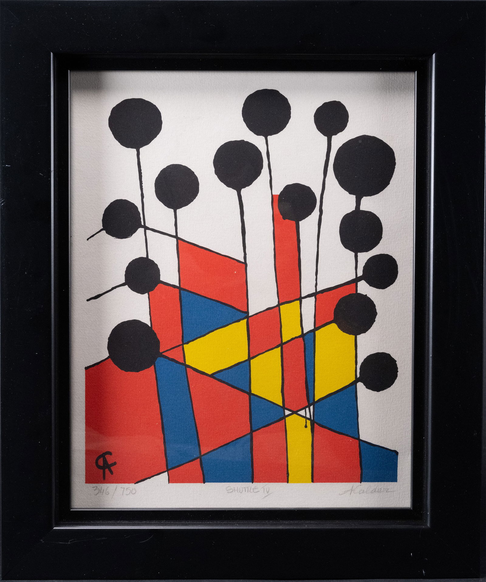 Alexander Calder (American 1898-1976) "Shuttle Tu" Signed (1 of 3)