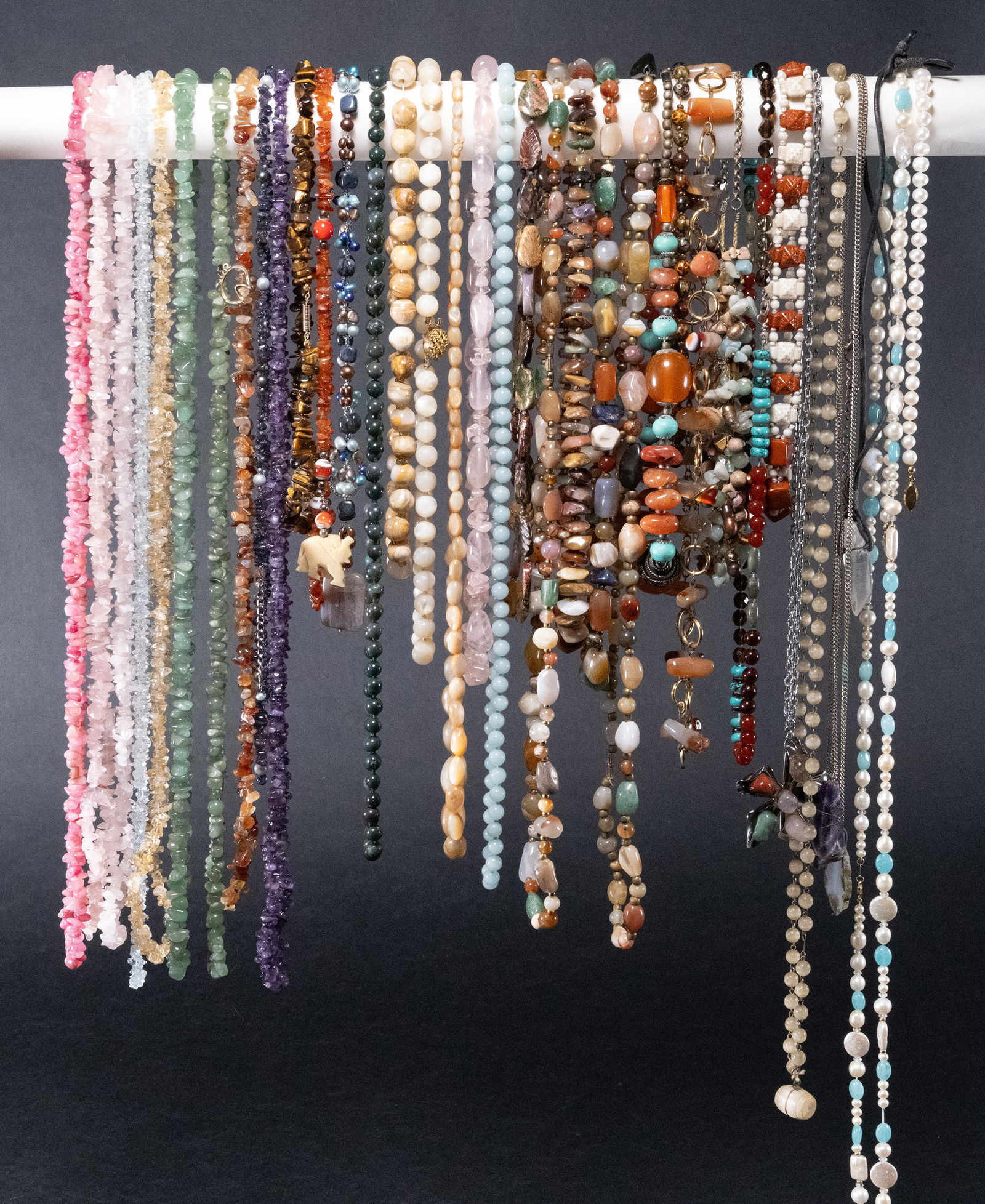 Semi Precious Stone Jewelry Collection Over 60 Amethyst Pearls etc (1 of 9)