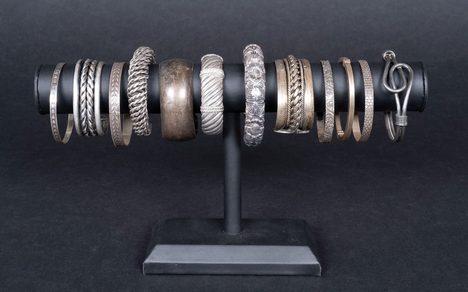 Sterling Silver Cuff Bracelet Collection Judith Ripka Navajo Tribal etc Over 472 Grams (1 of 10)