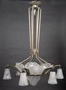 French Art Deco Chandelier By Jean Gauthier For J Robert Paris 1920s Lalique