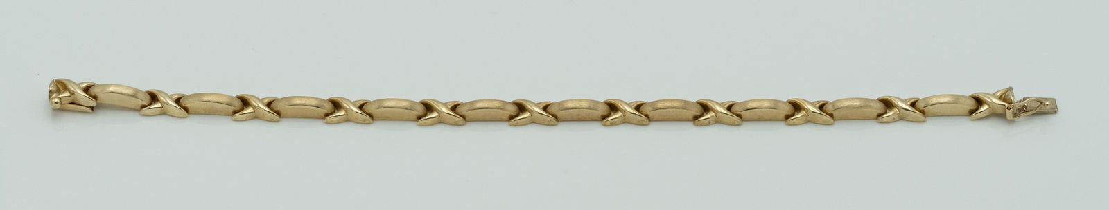 Italian 14k Gold X- Link Bracelet (1 of 6)