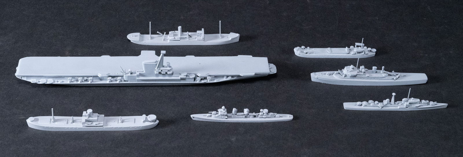 World War II USN Navy Recognition Training Ship Models (1 of 5)