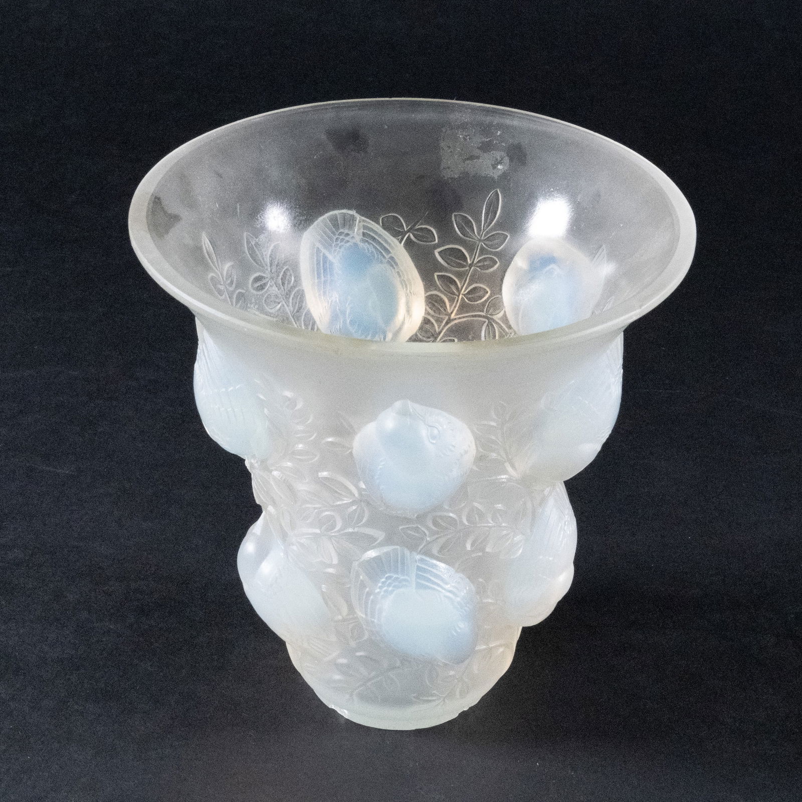 Rene Lalique (French 1860-1945) Saint-Francois Vase c.1930 (1 of 4)