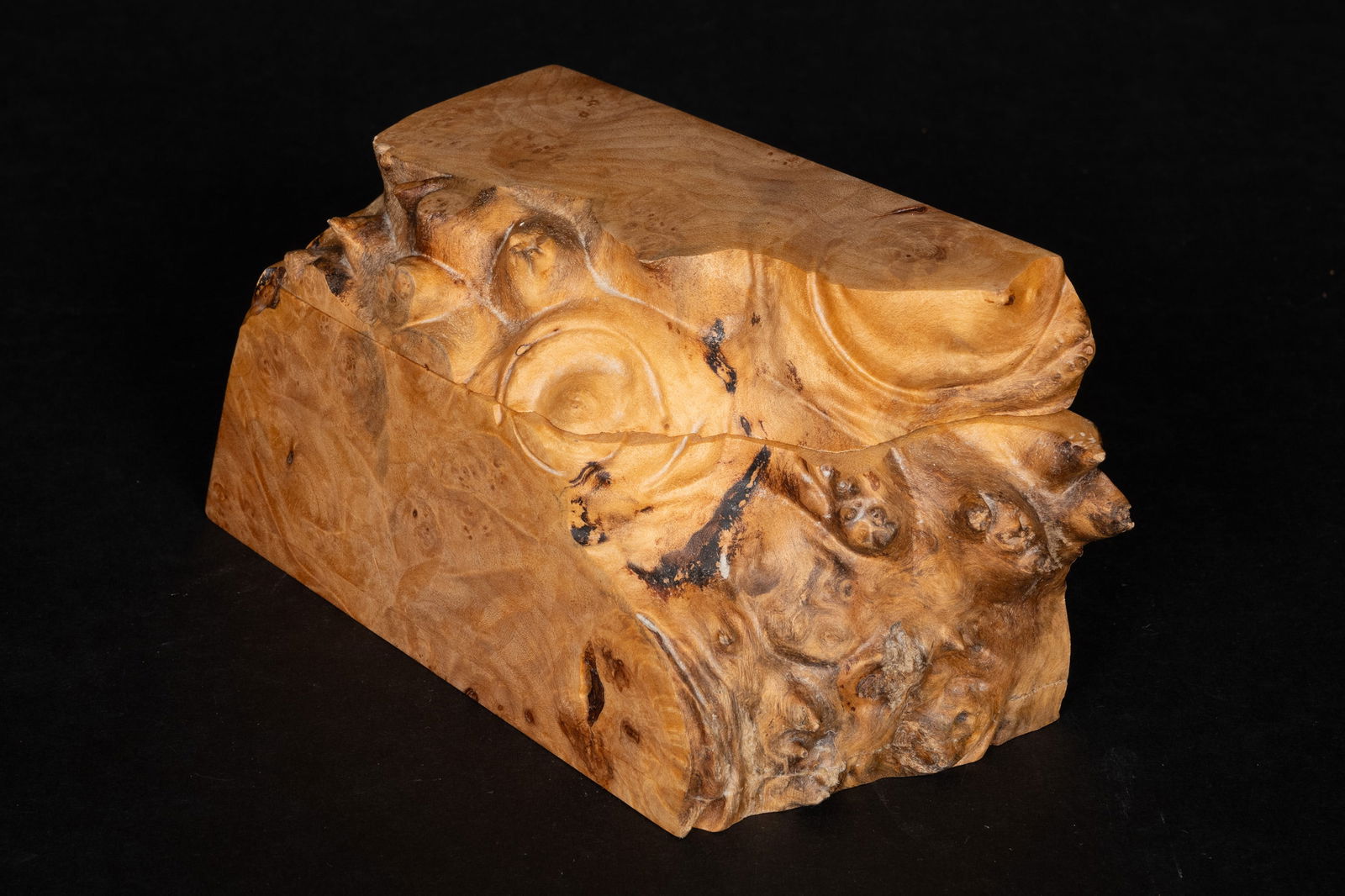 Michael Elkan ( America 1942-2014) Studio Burl Wood Box (1 of 6)