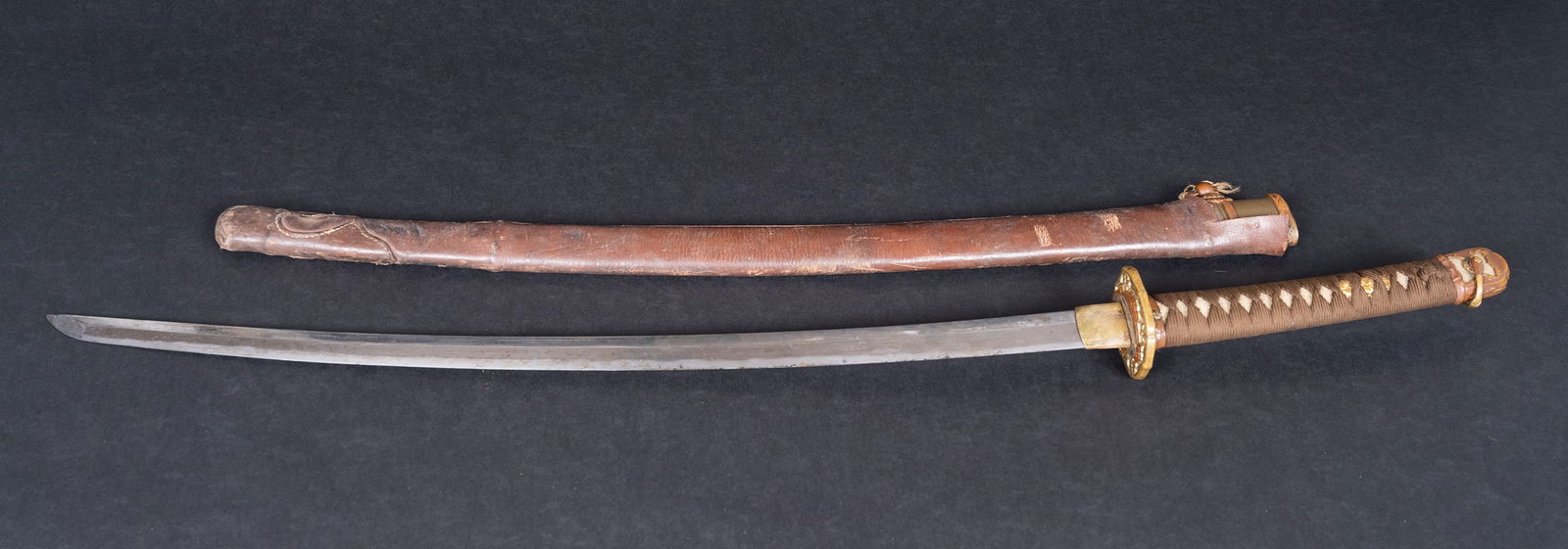 Japanese Samurai Sword Katana with Scabbard Signed Blade (1 of 19)