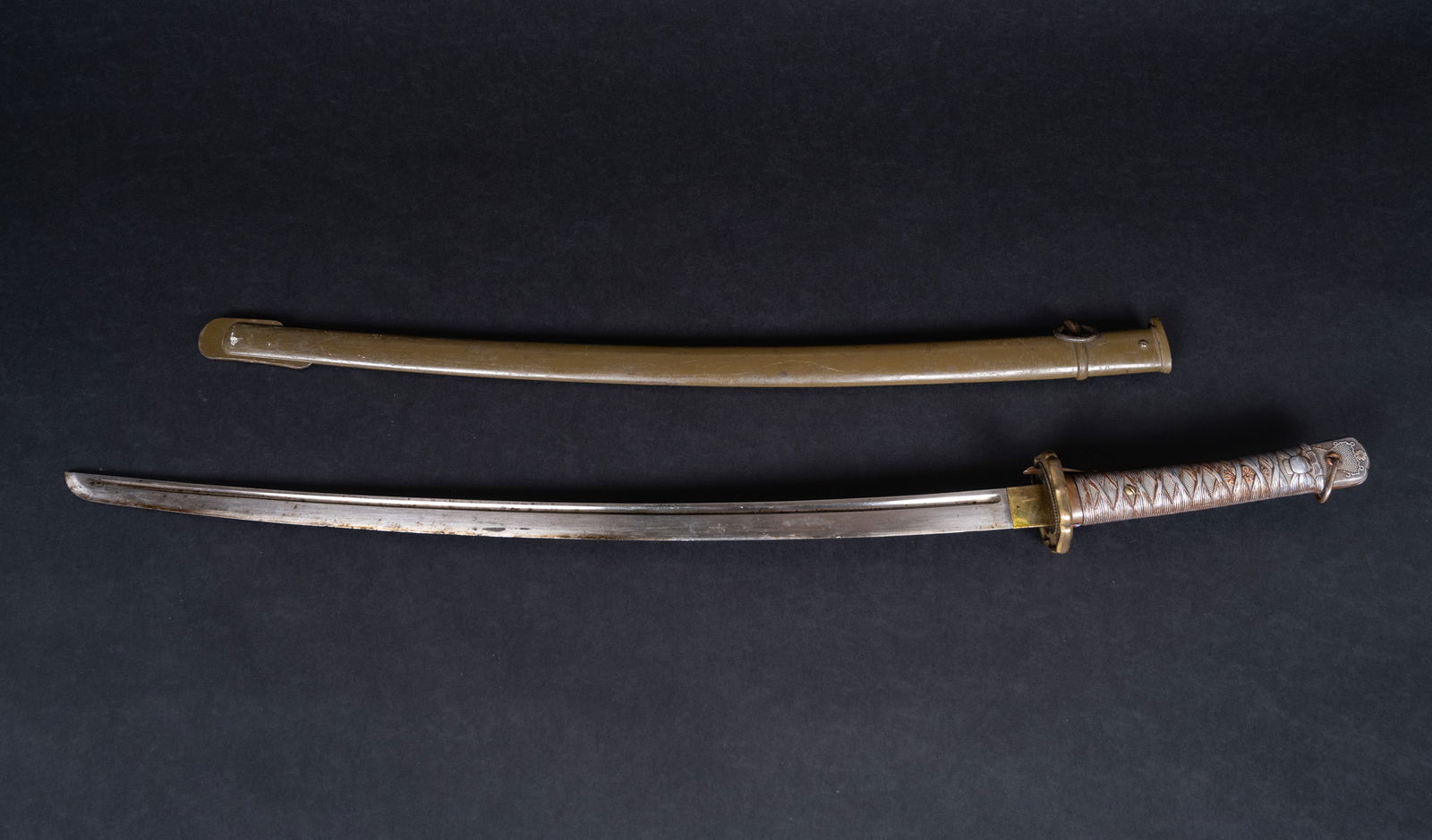 Japanese Samurai Sword Katana with Scabbard (1 of 10)