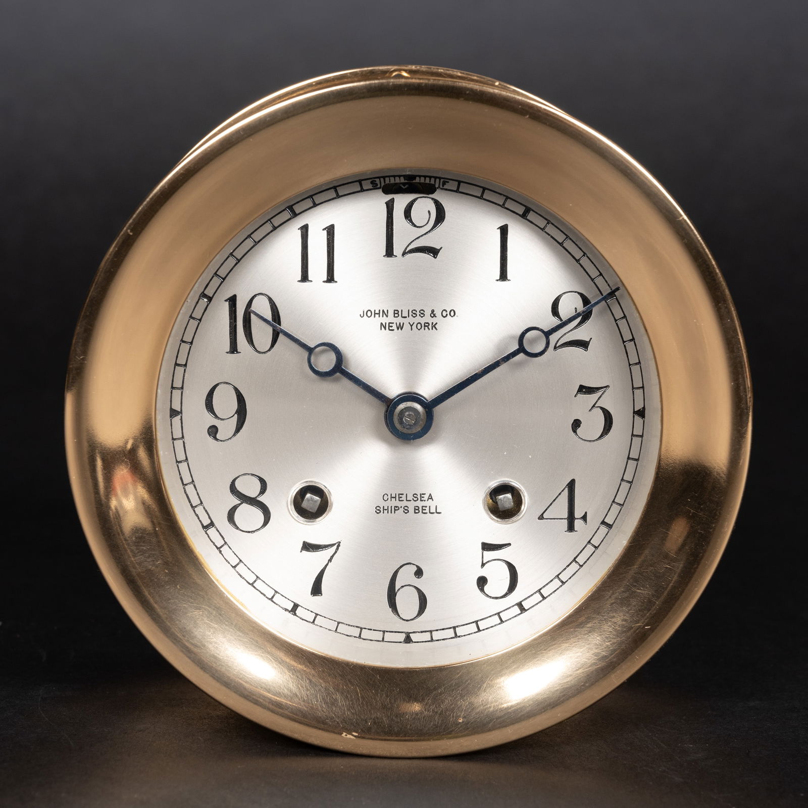 Chelsea Ship Bell Bronze Clock (1 of 7)