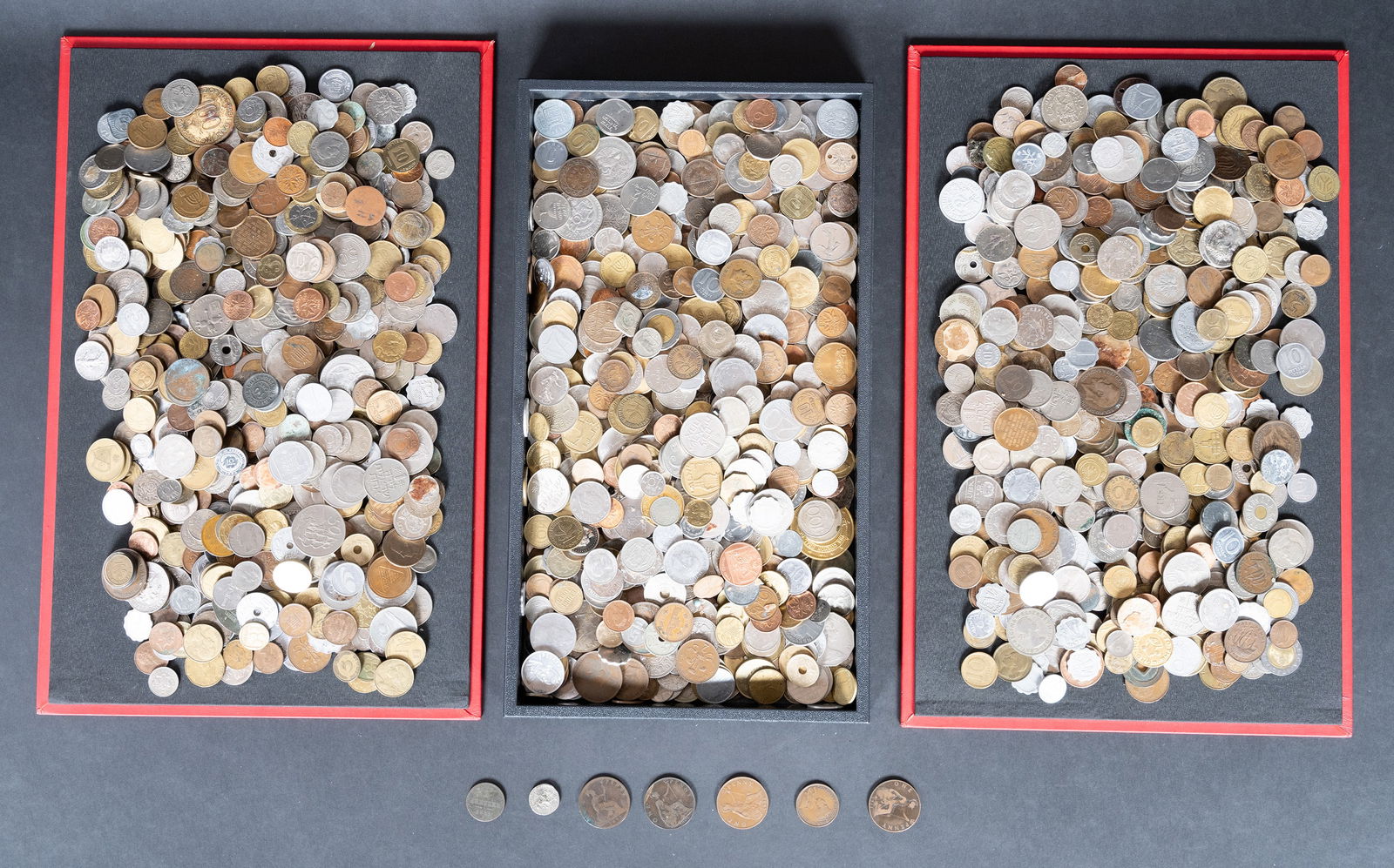 Large World Foreign Coin Collection 1000+ (1 of 6)