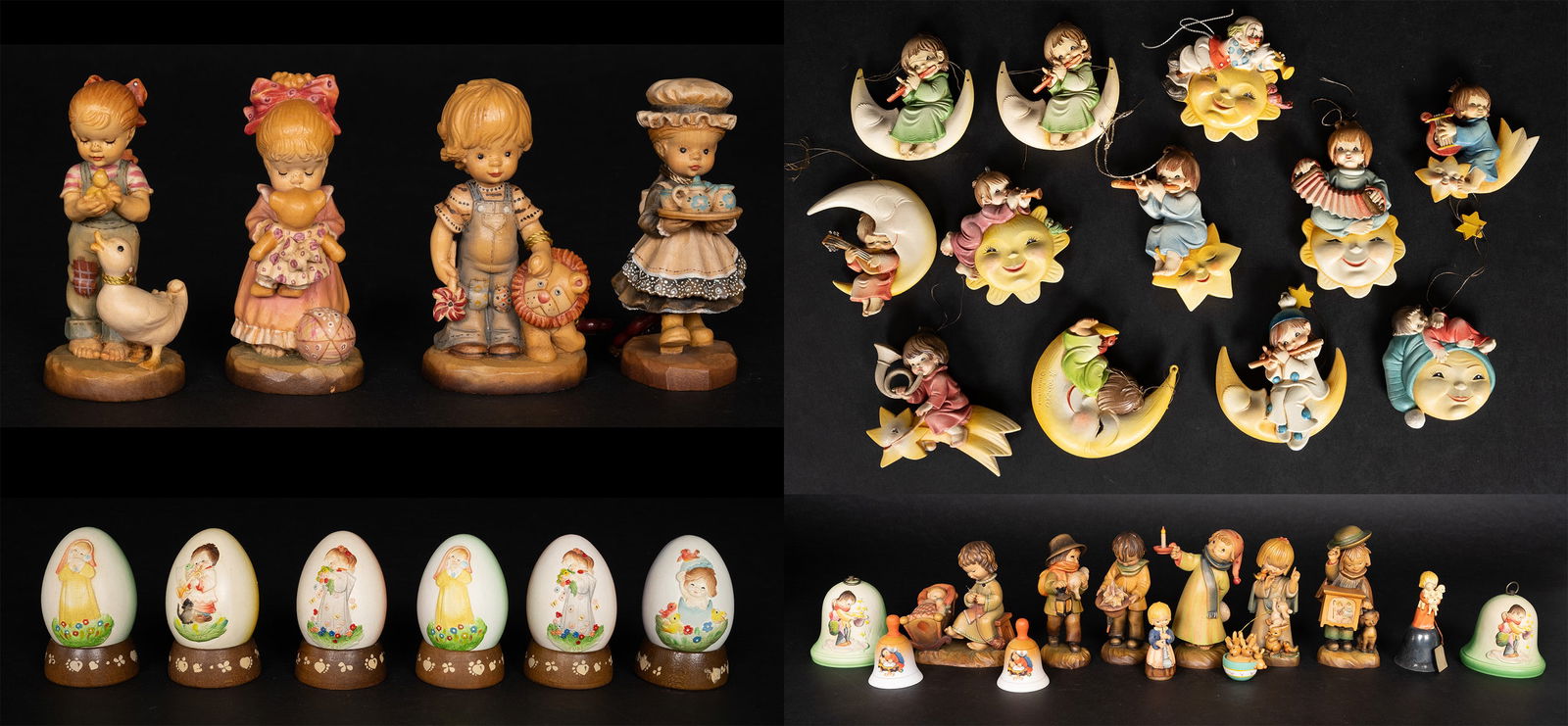 Anri Italy Wood Carved Figures Figural Collection 35pc (1 of 17)