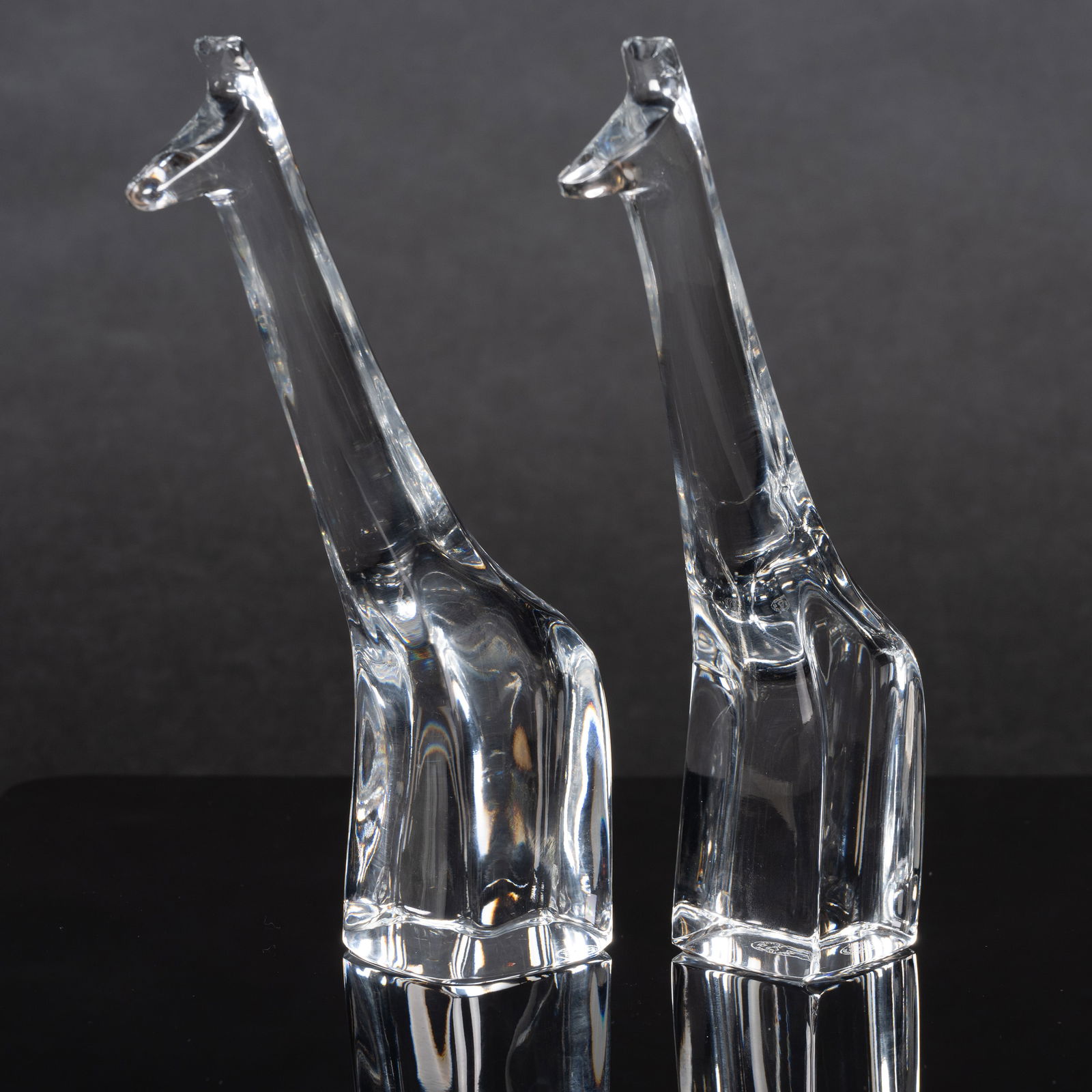 Baccarat French Crystal Abstract Giraffe Group Lot (1 of 6)