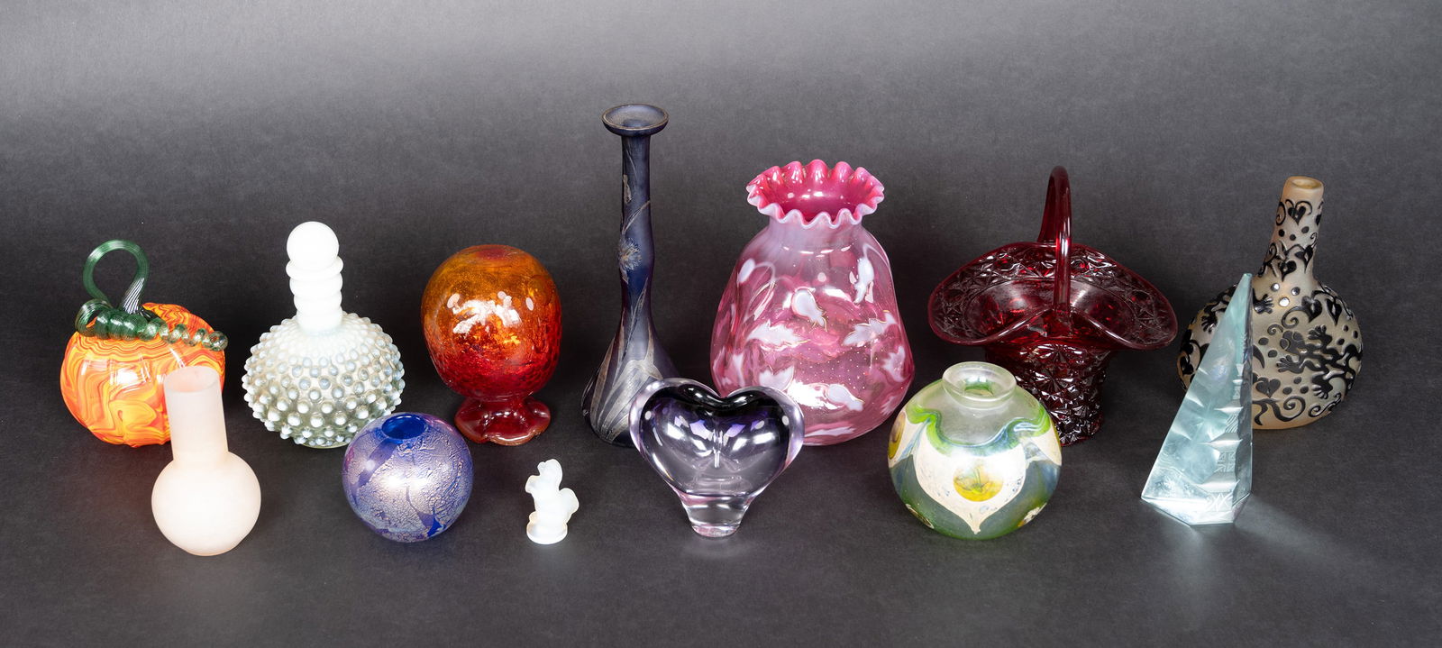 Art Glass Collection Grouping Lot Victorian to Modern (1 of 10)