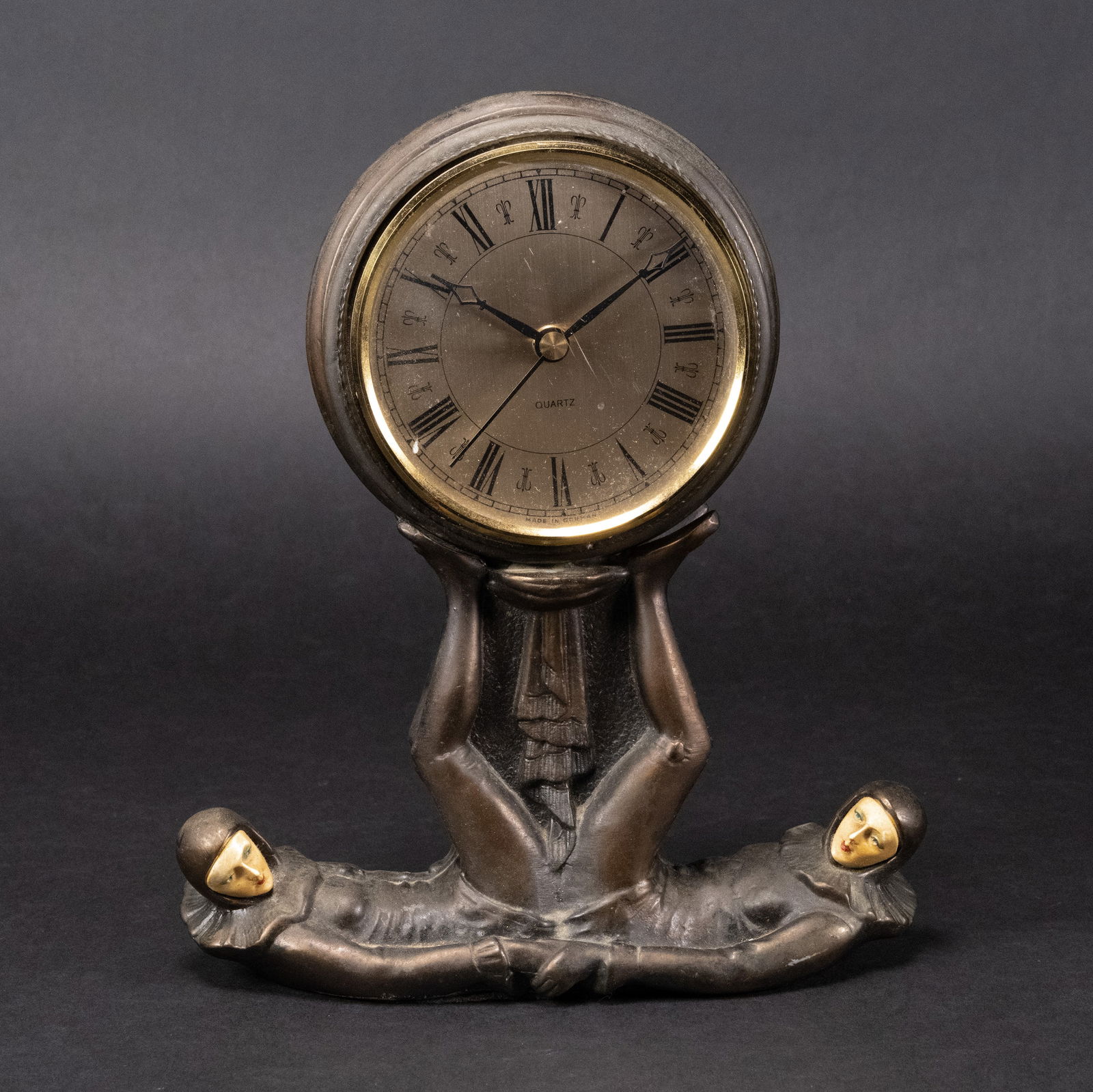 Art Deco Harlequin Table Clock (1 of 4)