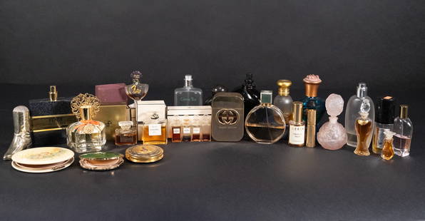 Perfume Colonge & Makeup Grouping: Perfume Colonge & Makeup containg but notlimited to fragrences such as Gucci Guilty, Chanel Chance, Fendi UOMO, Chanel No 5, Jean Patou, Vince Camuto Bella, Halston, Inis, Shalimar, Diana de Silva, Pa