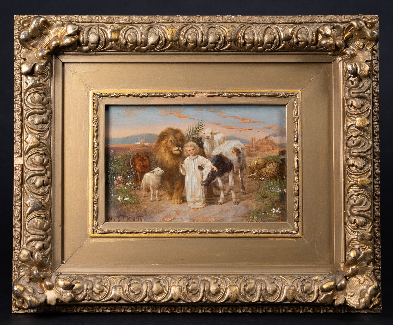 William Strutt (English 1825-1915) Oil on Canvas (1 of 4)