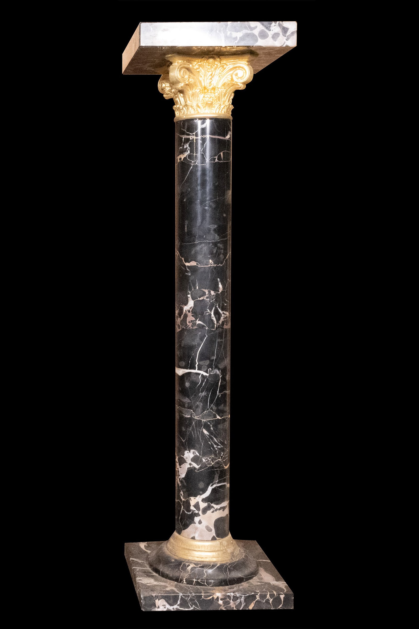 Dore Bronze Onyx Neoclassical Pedestal (1 of 3)