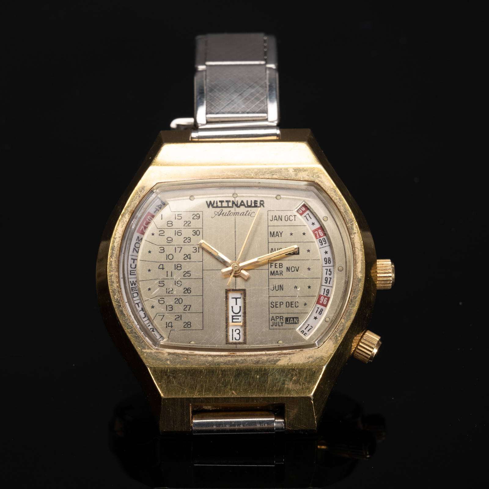 Wittnauer Perpetual Calendar Men Wristwatch Auction