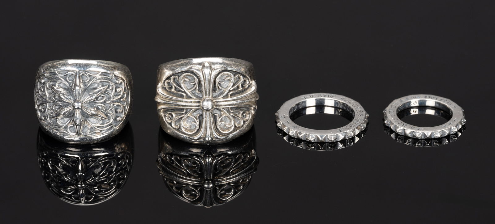 Chrome Hearts .925 Silver Oval Cross Ring Chrome Hearts .925 Silver Oval Cross Ring