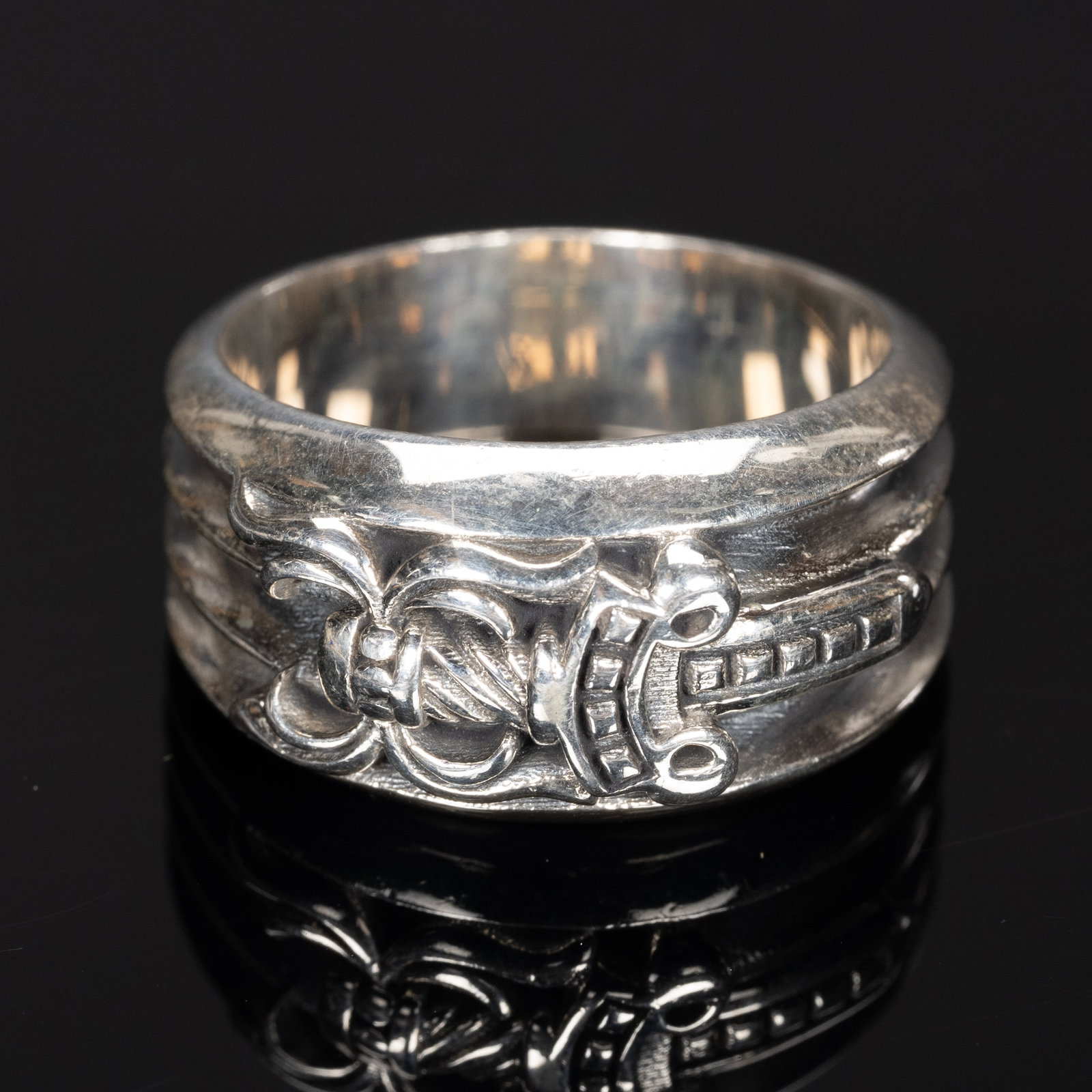 Chrome Hearts Sterling Silver Dagger Ring (1 of 5)
