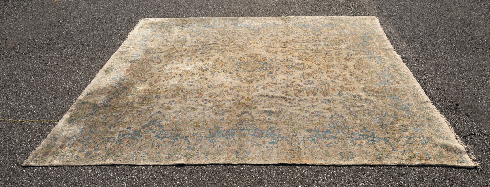 Large Persian Floral Kerman Rug 10x12 Feet (1 of 6)