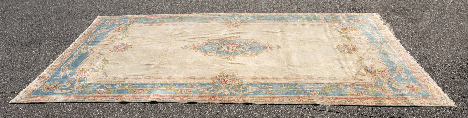 Large Persian Floral Kerman Rug (1 of 7)
