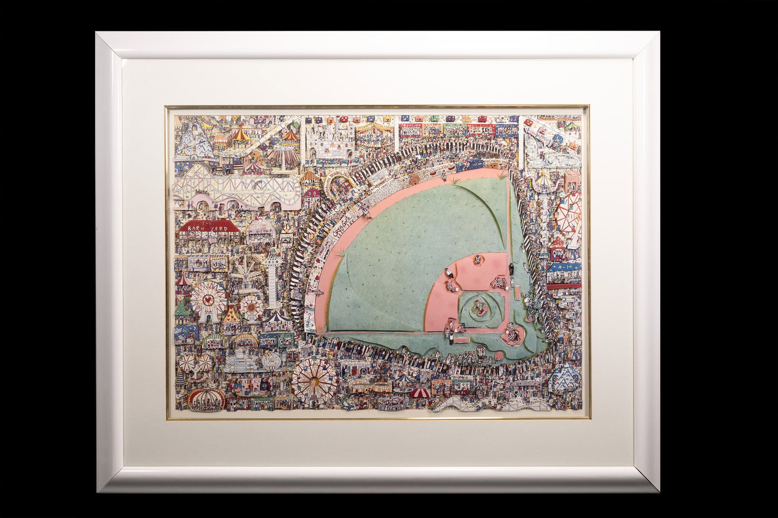 James Rizzi ( USA 1950-2011) Take me out to the Ballgame (1 of 7)