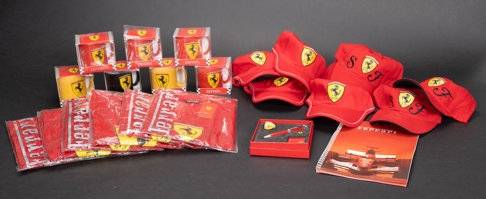 Ferarri Licensed F1 World Championship Merchandise  Shirts Hats Mugs Catalog (1 of 9)