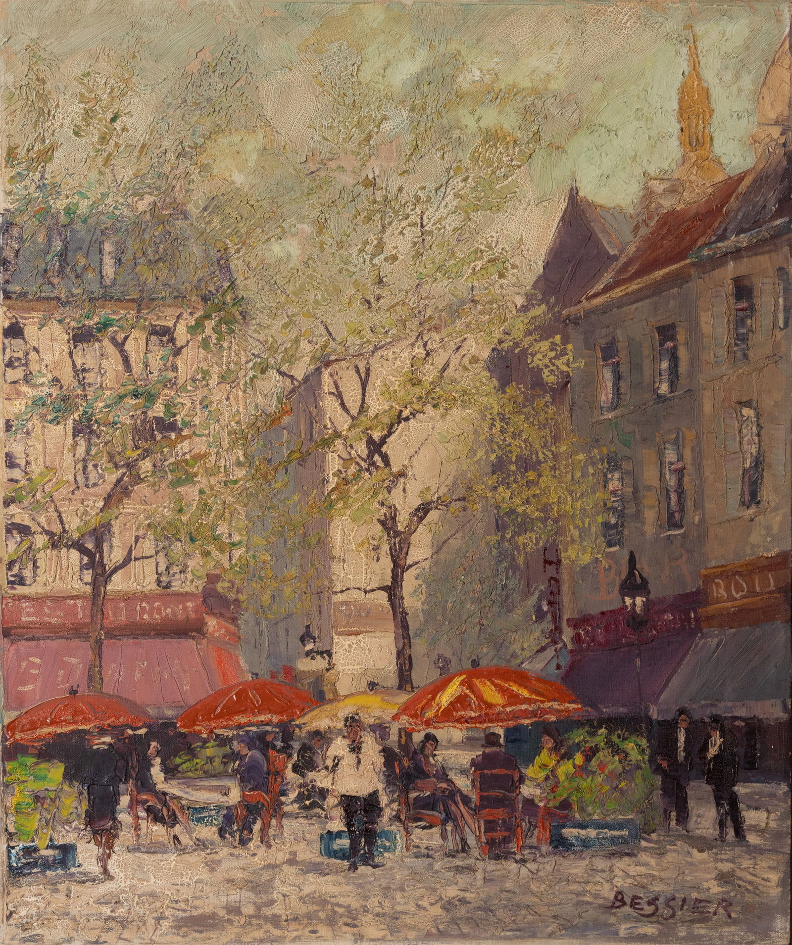 Bessier French 20th C. Parisian Oil (1 of 3)