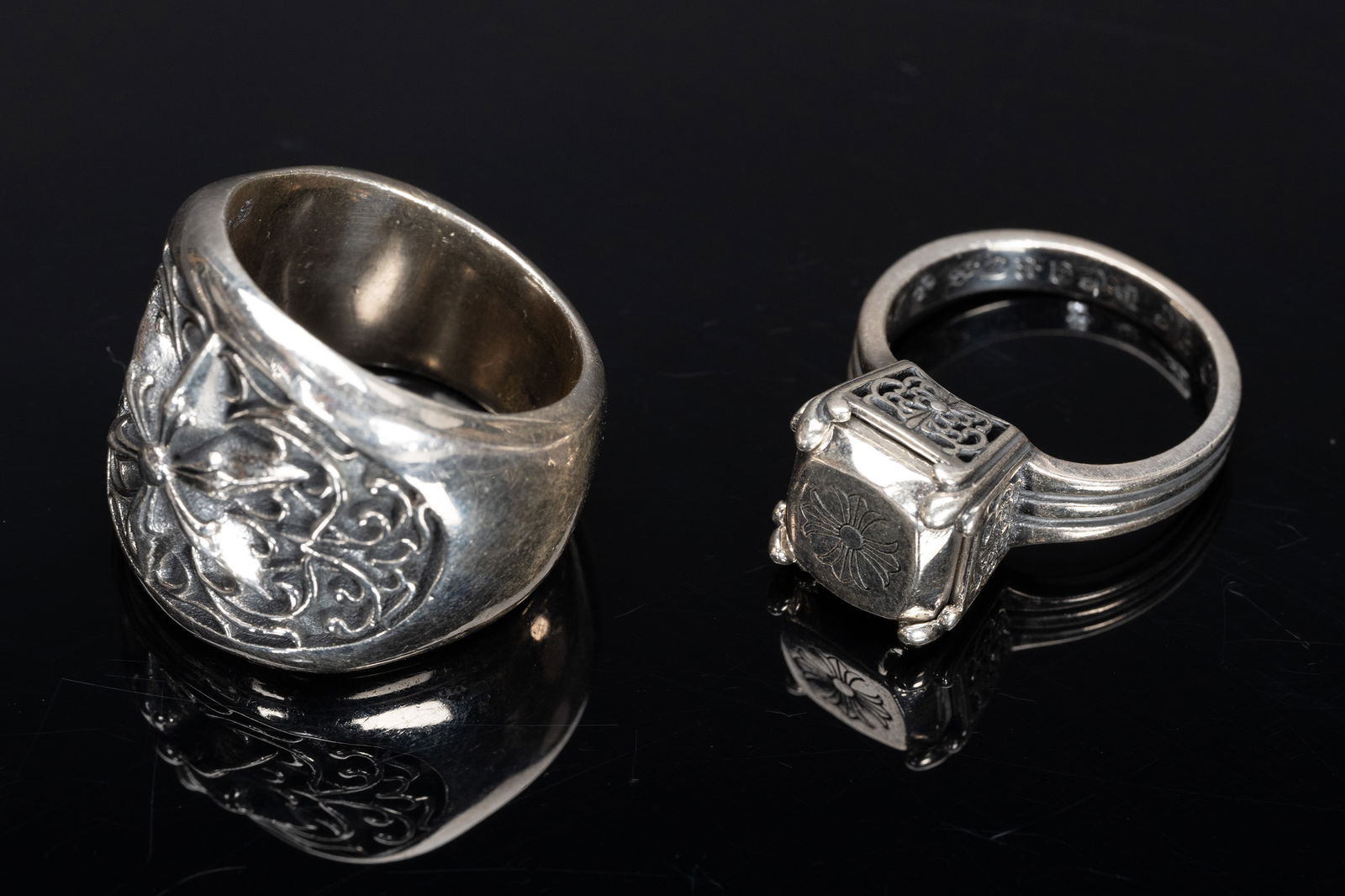 Chrome Hearts Sterling Silver Star Ring