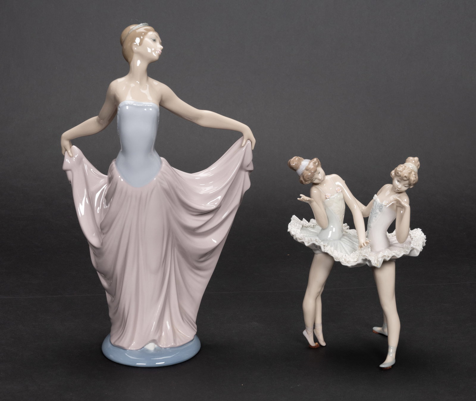 Lladro Porcelain Figurine "Dress Rehearsal" & "Dancer" (1 of 7)