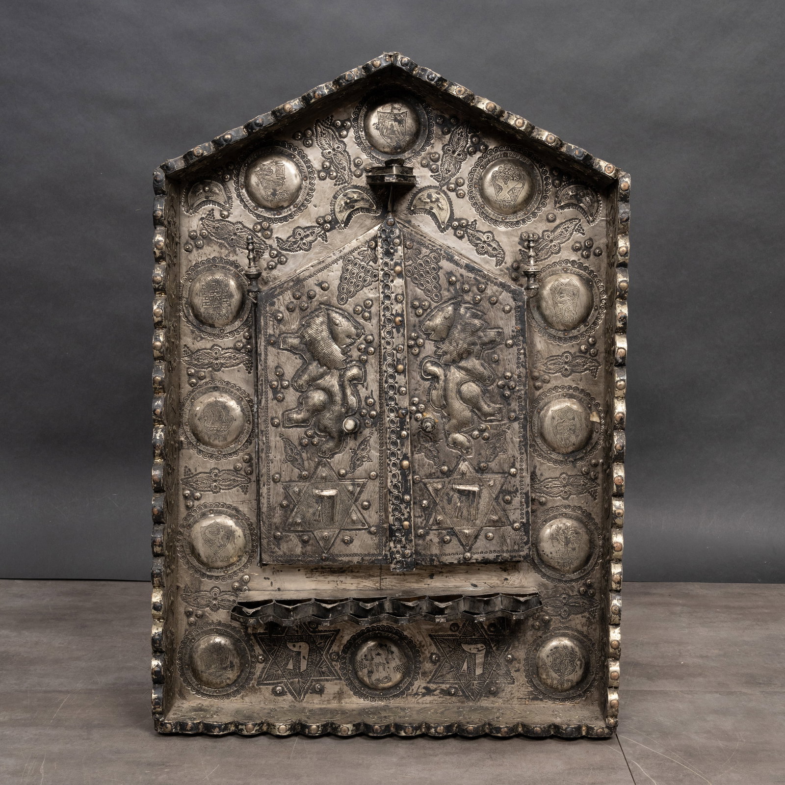 Judaic Synagogue Large Wall Menorah 30 inch Tall (1 of 5)