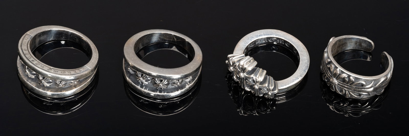 Chrome Hearts Sterling Silver Ring Collection (1 of 17)