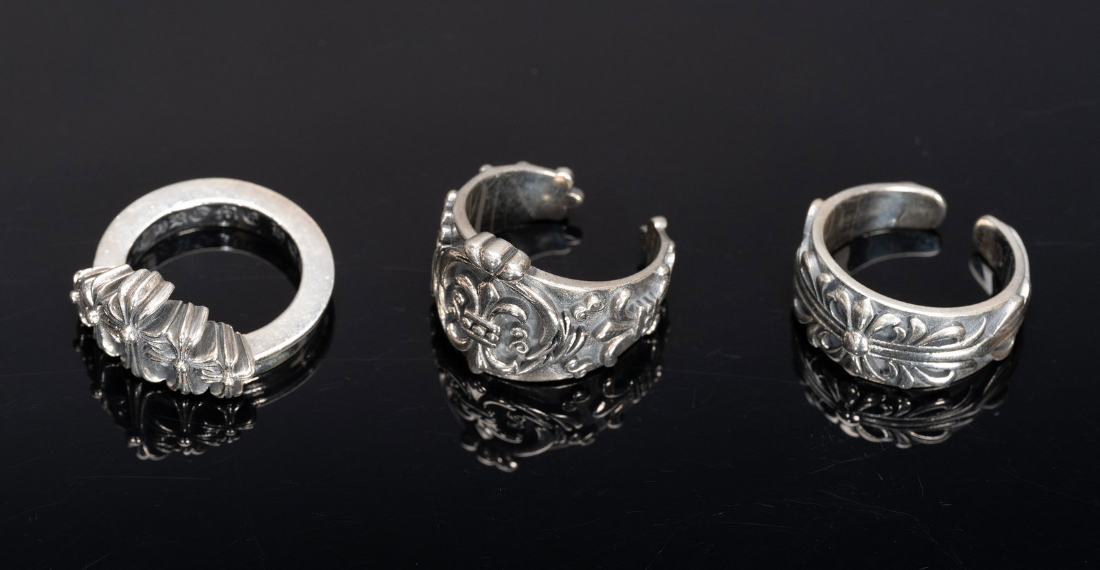 Chrome Hearts Sterling Silver Ring Collection (1 of 12)