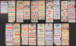 Original Antique Argyle & Prince of Wales Theatre London Acts & Advertising Posters