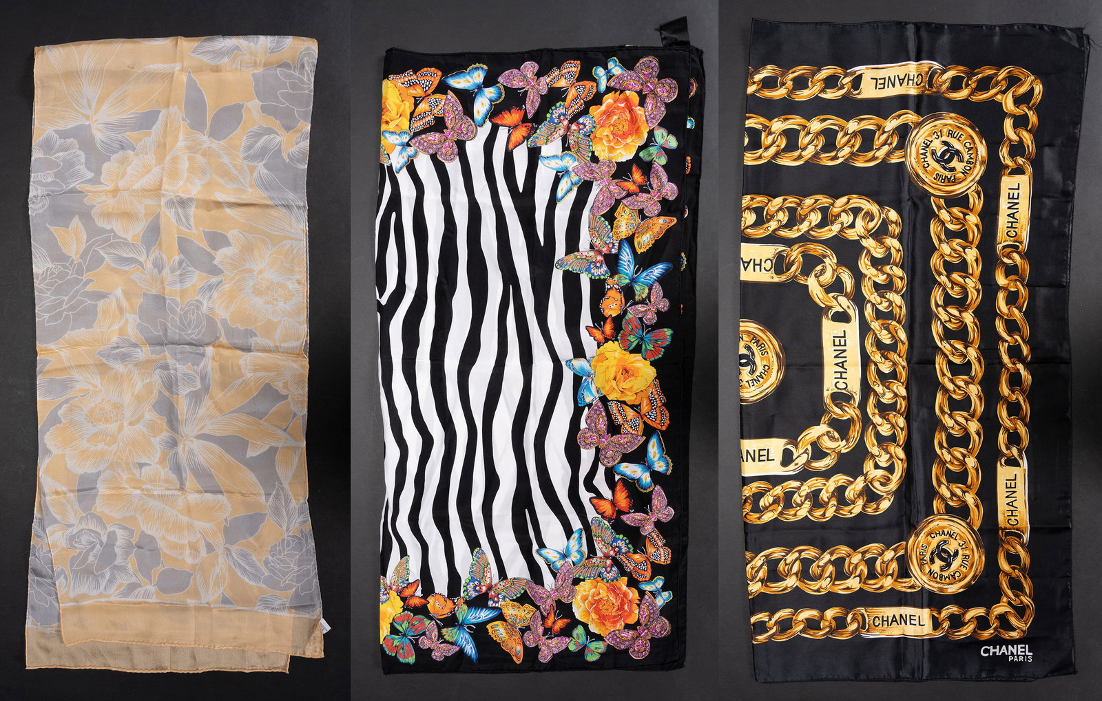 100% Silk Chanel/Escada/Echo Scarves (1 of 6)