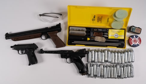 Crossman Pellet / BB Gun & Accessories Lot