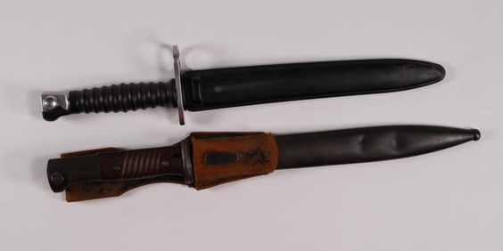 WWII German K98 Combat Bayonet by ASW Swiss model 1957 Sturmgewher